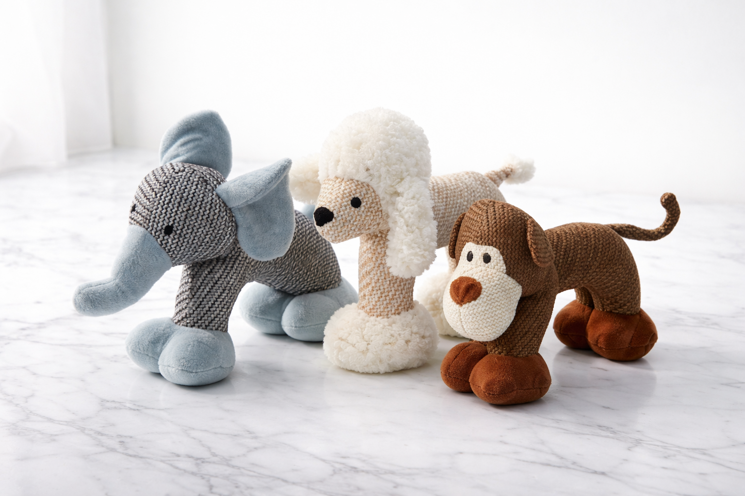 Squeaky Plush Dog Chew Toy