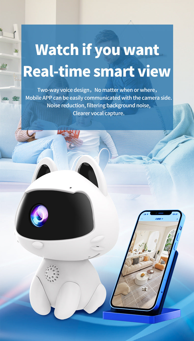 Cute Cat - V380 Pet Surveillance Camera
