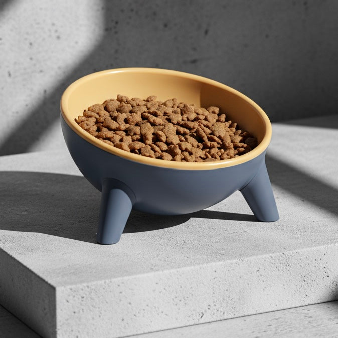 Elevated Pet Feeding Bowl with Stand
