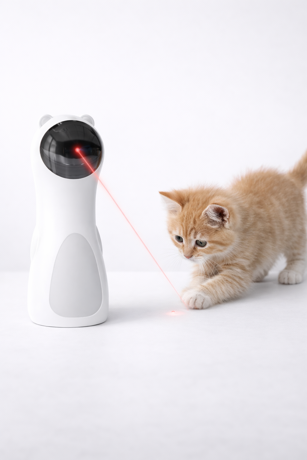 Automatic Laser Cat Toy Bear Laser Cat Toy LED Red Laser Cat Cat Toy