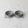 Portable Foldable Double Pet Bowl