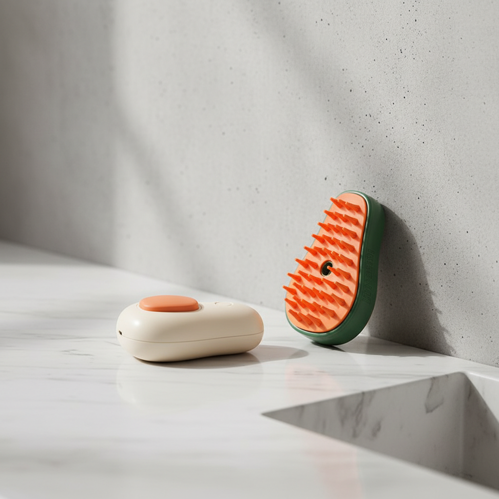 Self-Cleaning Pet Grooming Brush