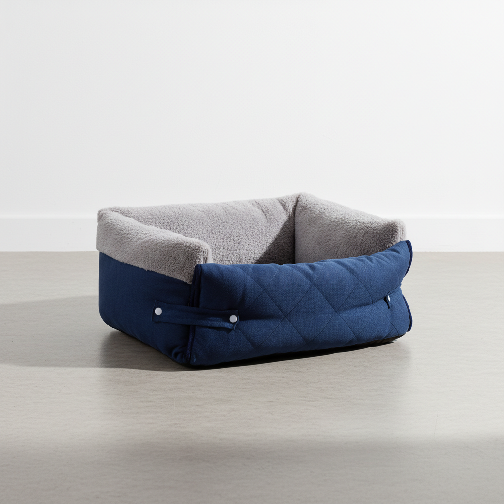 Flip Removable Pet Bed with Blanket
